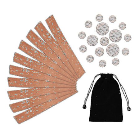 Klarinett Halskobling Kork og Puter Sett 10 Stk Klarinett Halskobling Kork 17 Stk Klarinettputer For Bb Klarinett