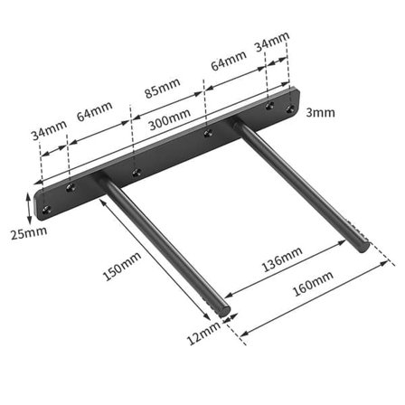 Skjulte Hyllebærere, Dobbel T-Formet—pa