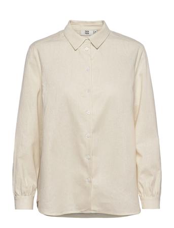 Shirt Langærmet Skjorte Creme Noa Noa