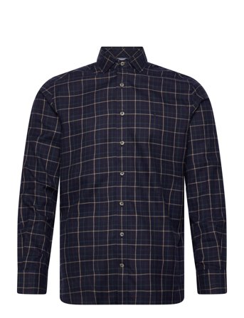 Hackett London Navy Flan Tattersall - Multi/patterned - M
