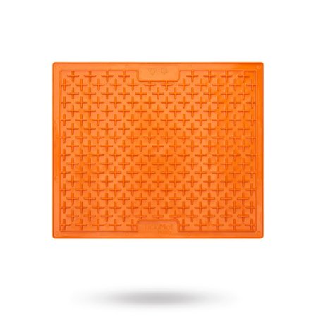 LickiMat - Lickimat Buddy Hundskål/Slickmatta Orange 30,5 x 25,5 cm
