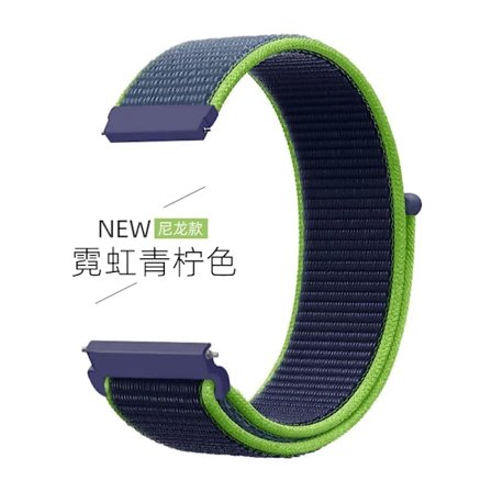 20mm 22mm Nylon Loop Armband för Huawei Watch GT 3 SE GT3 SE Amazfit GTR 4 3 Armband för Samsung Watch 5 Band