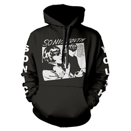 Sonic Youth Unisex Vuxen Goo Album Branded Sleeve Hoodie M Svart