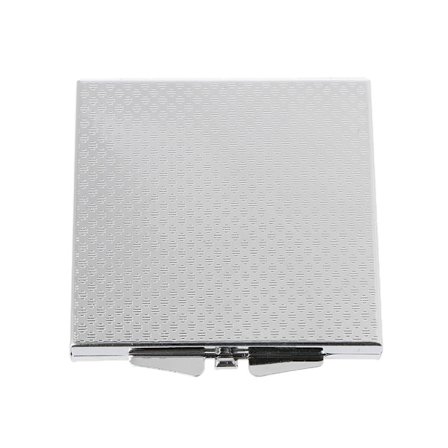 Bærbar Håndlomme Diverse Former Dobbel Sammenleggbar Rustfritt Stål Speil