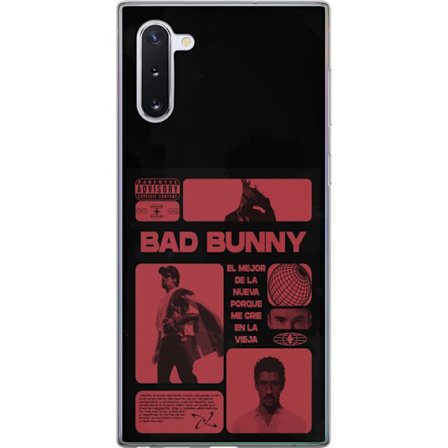 Kompatibelt Mobildeksel til Samsung Galaxy Note10 Bad Bunny NFL-inspirert skjoldlogo med amerikansk fotball og stjerner