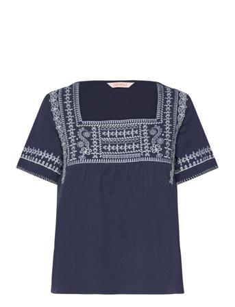 The Earth Blouse Navy ODD MOLLY
