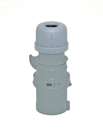 Garo P 216-5 Q Pistotulppa IP44, 3-napainen, 16A, Quick Harmaa, 5 h, Liitäntätulpat & kaapelit