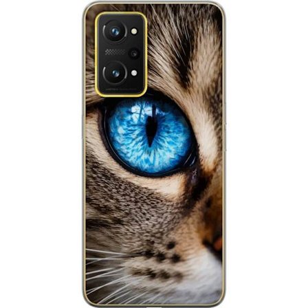 Kompatibelt Mobildeksel til Realme GT Neo 3T Fargesprakende spiralgalakse i rommet med stjerner, tåker og kosmisk lys