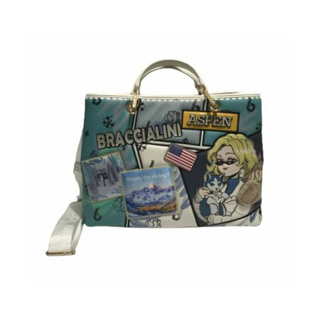 Braccialini, Handbag B23Br 28 B16804 Blauw, Dames, Maat:ONE Size