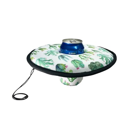 Flytende drikkeholder for bassengfester