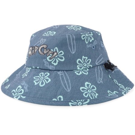 Rip Curl - Combo Mid Brim Hat Faded Denim Bucket Bucket Blue Hat - @ Hatstore