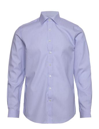 Technical Striped Shirt L/S Lindbergh Black Blue