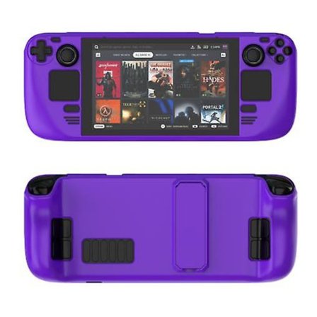 Beskyttende deksel med støtte for Steam Deck Hard PC militærbeskytter deksel kompatibelt med Steam Deck