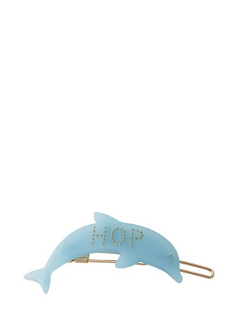 Design Letters Iconic Hair Clip Dolphin - Blue - ONE SIZE