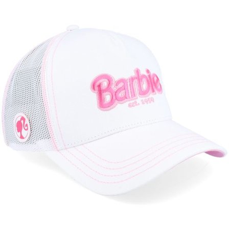 Capslab - Rosa trucker Keps - Barbie Logo Pink/White Trucker @ Hatstore