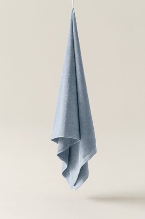 Jotex - Badehåndkle 70x140 Cm Grey/blue - JOEY - Kjøp Badelaken hos Jotex