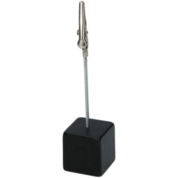 SKILTHOLDER PÅ FOT MED KLYPE