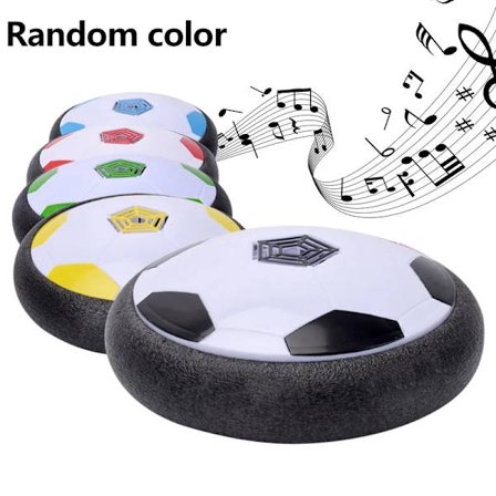 Sport Kids Levitate Suspending Soccer Ball Air Cushion Floating Foam Football med LED-ljus Glidande leksaker Fotboll leksaker Barn presenter