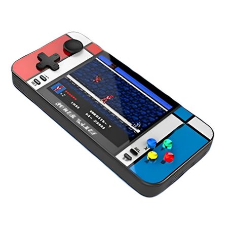 Håndholdt spill for barn Bærbar retro videospillspiller Innebygd 500 Classic Game 3,5'' skjerm 8000mah Power Bank
