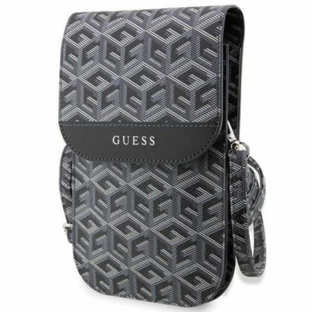 Guess Halsbandsfodral GCube Stripe - Musta