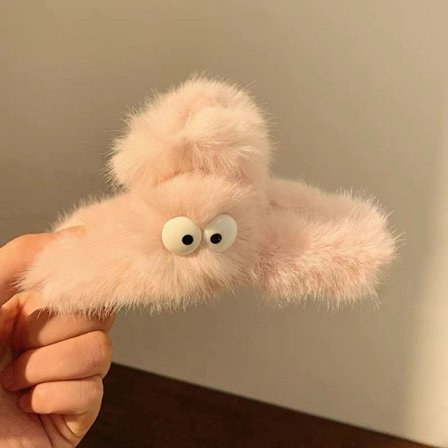 Plyshårklo hårkæbeclips 6 6