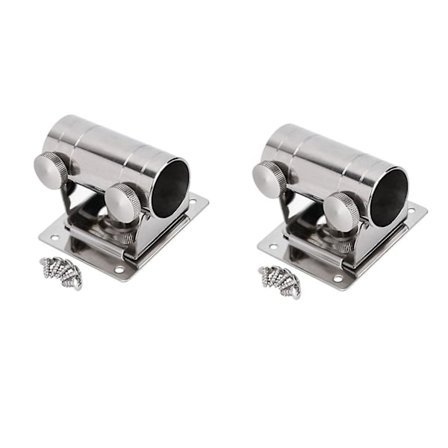 Parasollfäste för Balkong i Rostfritt Stål Fiskefodral Justerbar Parasollställ Fiskebox Parasoll