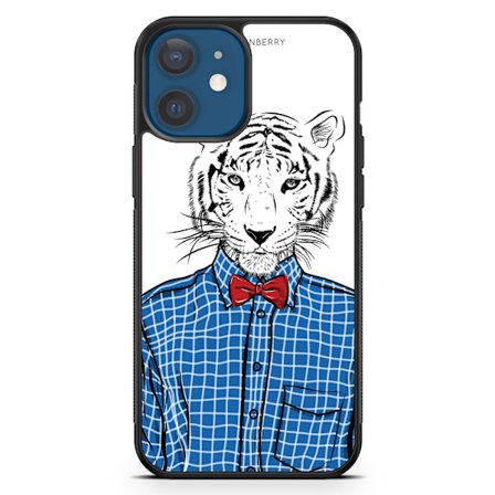 Bjornberry Hårdskal iPhone 12 - Hipster Tiger