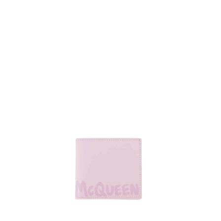 Alexander McQueen Wallets & Cardholders Pink, Dame Punge og Kortholder, Størrelse: ONE Size