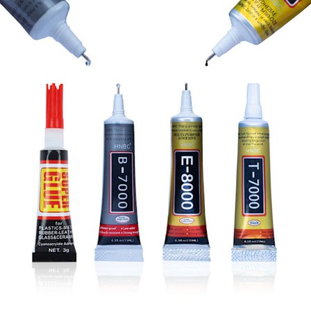 Universaali Liimasetti E-8000, T-7000, B-7000 15ml + Super Glue 3g – Elektroniikkaan & Askarteluun | Monimateriaali