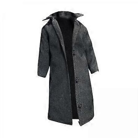 2x 1/12 Sotilaan trenssitakki, toimintahahmo nuket lelu, vaatetusasusteet