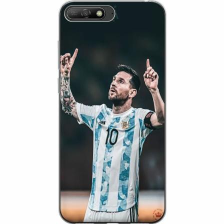 Huawei Y6 (2018) Genomskinligt Skal Messi