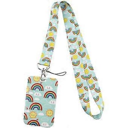 Mobiltelefon lanyard kortsett sling jobb buss listing plast hardt kortsettstil 1 (stil 1)