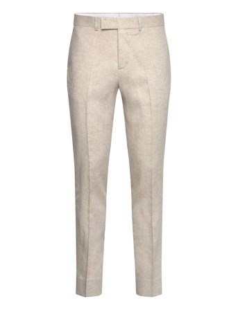 Grant Super Linen Pants Designers Trousers Linen Trousers Beige J. Lindeberg