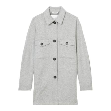Marc O'Polo Elegant jersey overshirt Grå, Dame Damejakker