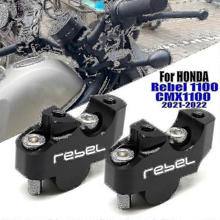 Styrhöjare för Honda Rebel Cm Cmx 1100 2021 2022 Cmx1100 Styre Bakåt Flytta Montera Höjd Förlängd Klämma Adapter Moto