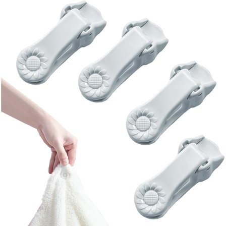 4 stk. sengeklips til lagen, lagenklips til dyne, ingen nåle, quiltet