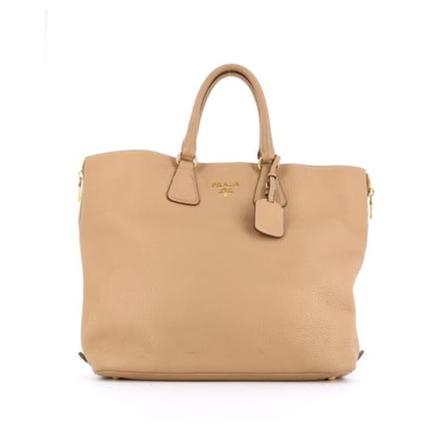 Prada Vintage Pre-owned Tote , Beige , Dames , Maat: ONE Size Vintage Tassen