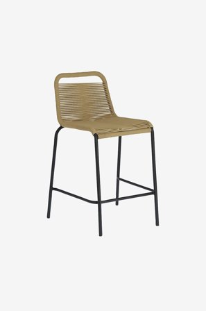 Kave Home - Baarituolit Lambton, istuinkorkeus 62 cm, 4/pakk. - Musta - Baarituolit - - Homeroom