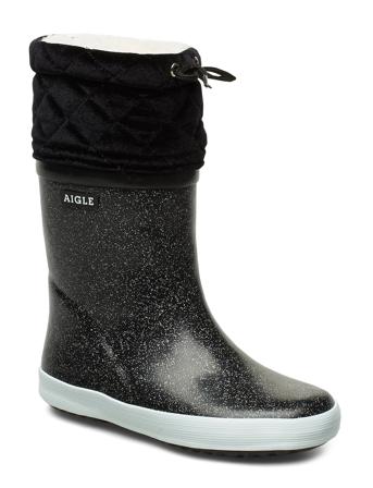 Ai Giboulee Print Noir/Glit Black Aigle
