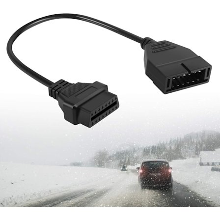 OBD1 Adapter, Diagnosekabel, GM OBD1 12-pin til OBD2 16-pin Adapterkabel Diagnostisk OBD II Diagnoseverktøy Koblingsadapter Skannerkabel