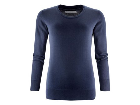 JAMES HARVEST Finstickad tröja u-ring dam navy L - Lyreco - Yrkeskläder - Tröjor och Sweatshirts - Stickat