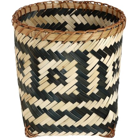 Vävda Korgöverdrag i Vicker, Soptunna, Soptunna, Sovrum, Badrum, Organiseringskorg, Rattan Soptunna