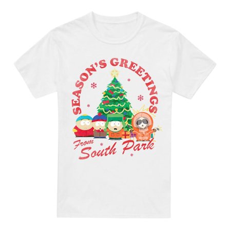 South Park Herr Jul T-shirt 5XL Vit
