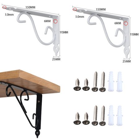 2-delt sett (hvit, ca. 150*115*25mm) sammenleggbart bordstativ Tria
