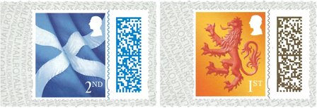 England - Skotland dagligmærker 2025 - Postfrisk sæt 2v