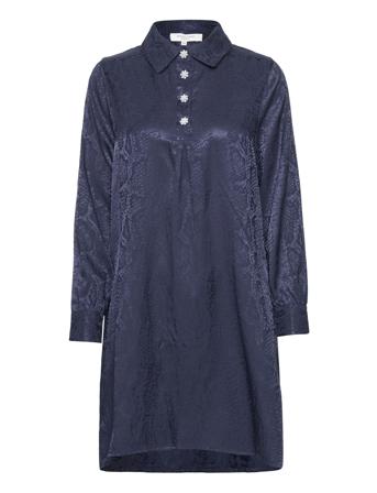 Tunic Dresses Shirt Dresses Marineblå Rosemunde*Betinget Tilbud