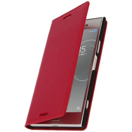 Xperia XZ1 cover Fuld beskyttelse læder folio cover - rød