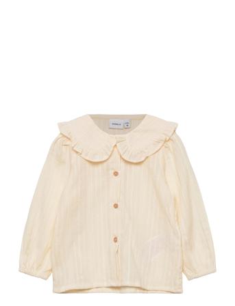 Nmfbesol Ls Shirt Blus Tunika Creme Name It