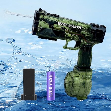 2025 Ny Elektrisk Vandpistol, 3 Timer 500 Skud, Perfekt Genopladelig Vand Sommer Legetøj Udendørs Strand Pool