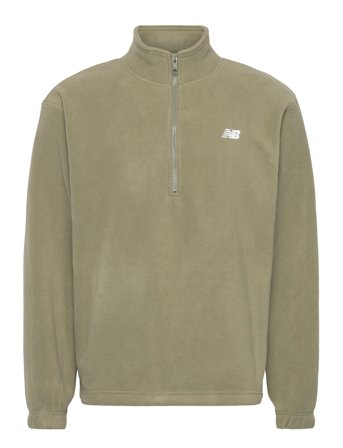 New Balance Sport Polar Fleece Half Zip - Khaki green - XS